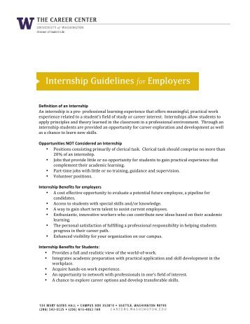 Guidelines MSc Internship