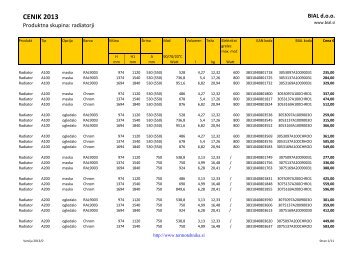 CENIK 2013 - Termotehnika d.o.o.