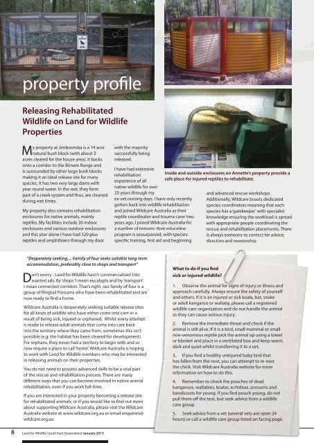 Land for Wildlife Newsletter - IndigiScapes