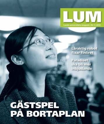 LUM nr 2, 2012 - Humanekologi Lunds universitet