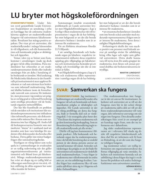 LUM nr 3 - 23 mars (PDF 4MB, Nytt fÃ¶nster) - Humanekologi Lunds ...