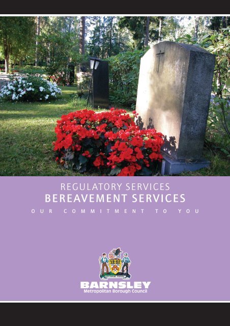BEREAVEMENT SERVICES - Barnsley Council Online