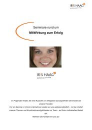 MitWirkung zum Erfolg - IRIS HAAG® Training & Beratung GmbH