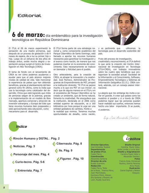 Revista ITLA NEWS Marzo 2008