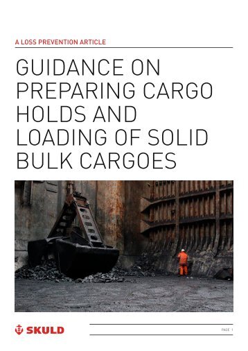Preparing cargo holds_ Loading solid bulk cargoes