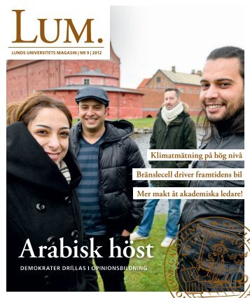 LUM nr 9 dec 2012, jan 2013 - Humanekologi Lunds universitet