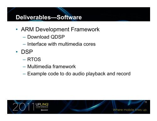 Introduction to Qualcomm's QDSP Access ProgramÃ¢Â€Â“ Qualcomm ...