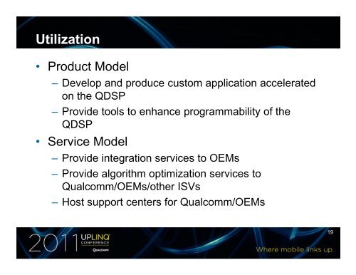 Introduction to Qualcomm's QDSP Access ProgramÃ¢Â€Â“ Qualcomm ...