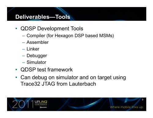 Introduction to Qualcomm's QDSP Access ProgramÃ¢Â€Â“ Qualcomm ...