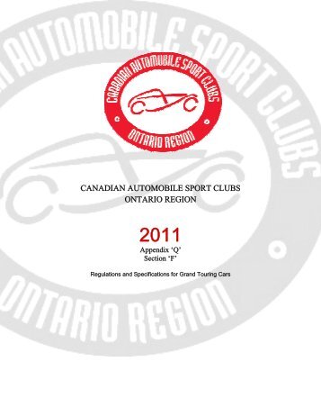 Appendix Q - CASC, Ontario Region