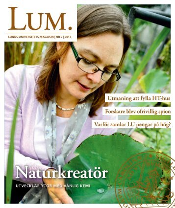 LUM 2 â 2013 - Humanekologi Lunds universitet