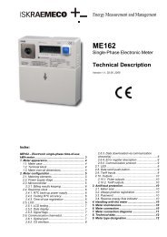 ME162 - Technical Description - Iskraemeco UK