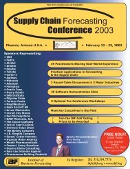 DOWNLOAD CONFERENCE FLYER & REGISTRATION FORM ... - IBF