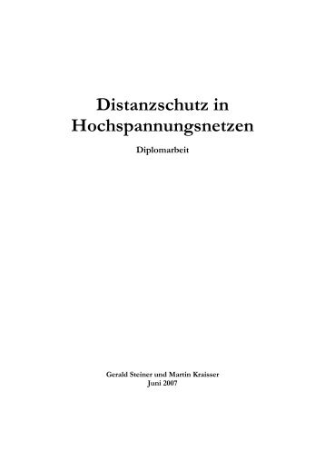 Distanzschutz in Hochspannungsnetzen - HTL- Innovativ Austria