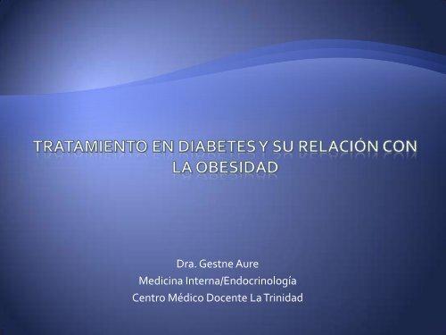 Medicamentos en Diabetes y su relaciÃ³n con la Obesidad - Aveso