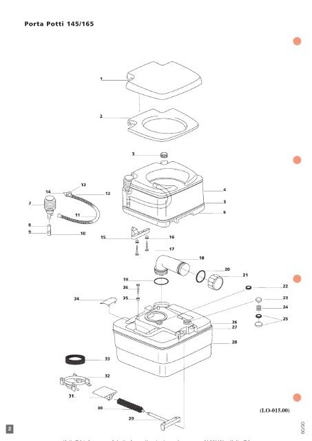 Porta Potti 145/165 - VW Westfalia T4 Transporter Info Site