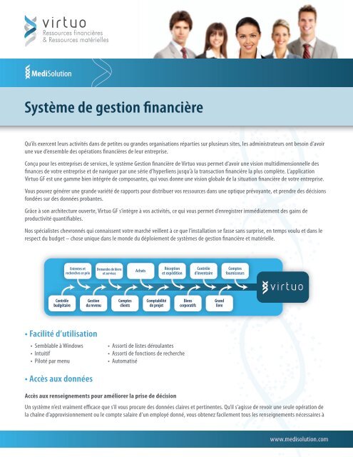 Gestion financiÃ¨re - MediSolution