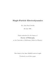 Single-Particle Electrodynamics - Assassination Science