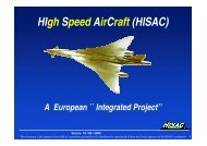 HIgh Speed AirCraft (HISAC) - Aeronautics Days 2006