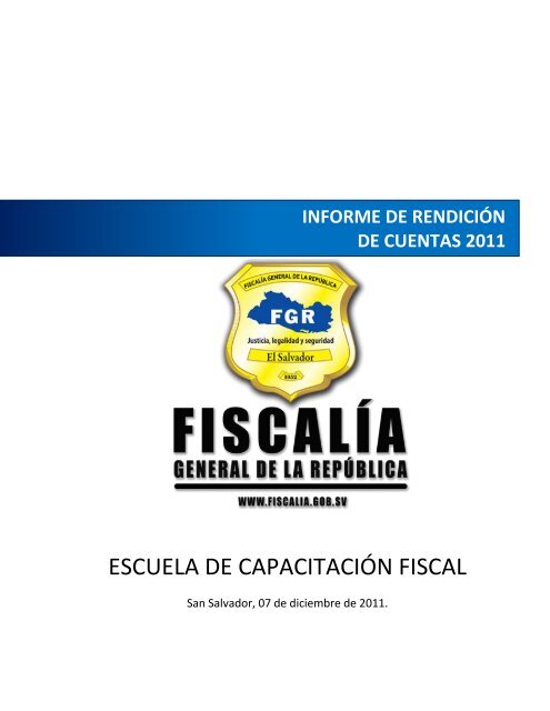 RendicionCuentas-ECF.. - Escuela de CapacitaciÃ³n Fiscal - FiscalÃ­a ...
