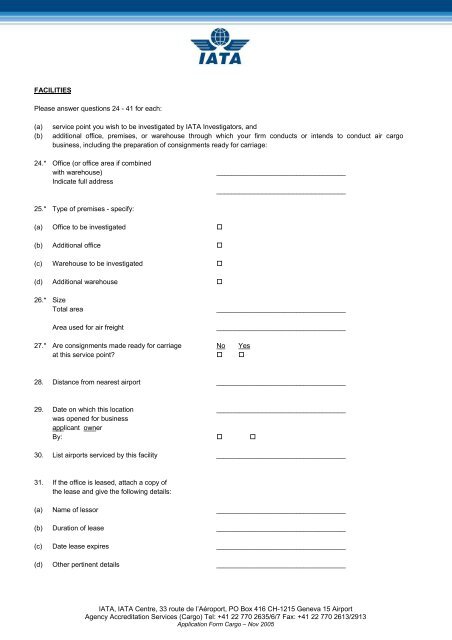 APPLICATION FORM FOR APPROVAL OF A SATELLITE TICKET ...