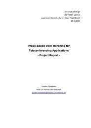 Image-Based View Morphing for Teleconferencing Applications ...