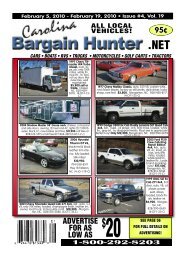 LOW AS - Carolina Bargain Hunter