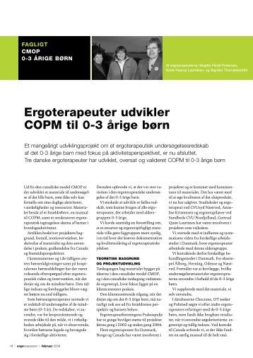 [pdf] Ergoterapeuter udvikler COPM til 0-3 ÃƒÂ¥rige