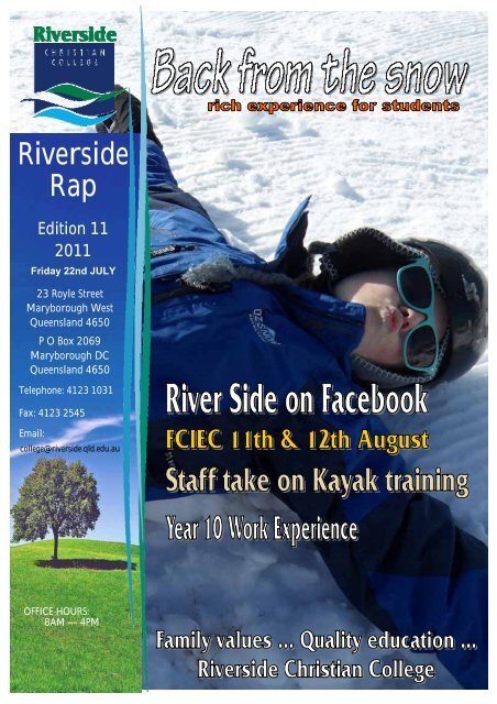 Riverside Rap - Riverside Christian College