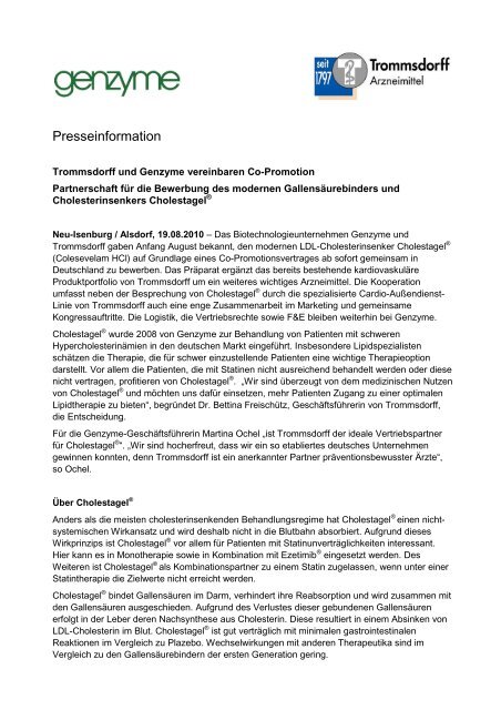 Presseinformation - signum [ pr GmbH