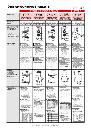 monitoringrelays - Tomek GmbH