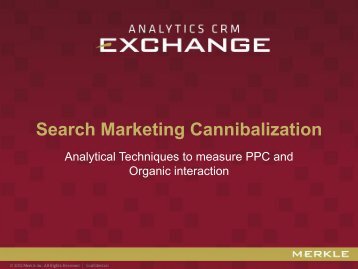 Search Marketing Cannibalization - Merkle