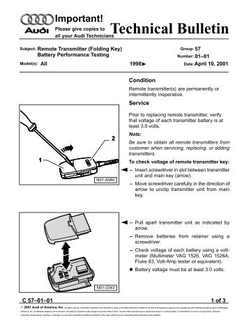 Technical Bulletin - Wak-TT