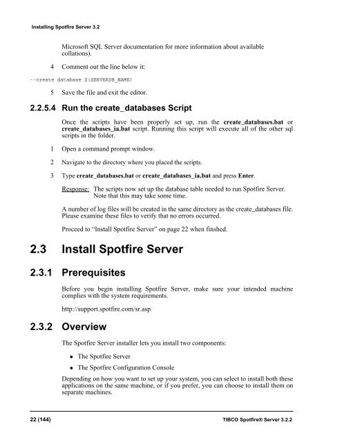 TIBCO Spotfire Server 3.2.2 - TIBCO Product Documentation