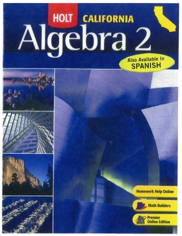 Algebra 2 (PDF)