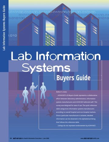 Lab Information Systems - ADVANCE for Respiratory Care and ...