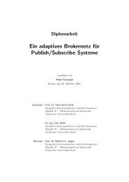 Ein adaptives Brokernetz für Publish/Subscribe Systeme