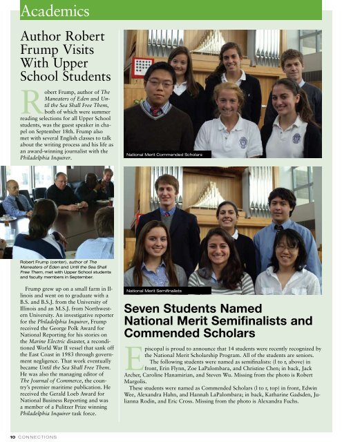 Inside this issue - Episcopal Academy