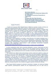 Lettera al presidente della Vigilanza Sergio Zavoli - Key4biz