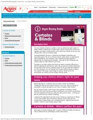 Curtains & Blinds Buying guide at Argos.co.uk - Your Guide to ...