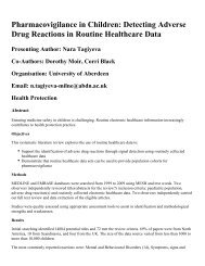 Pharmacovigilance in Children: Detecting Adverse Drug Reactions ...