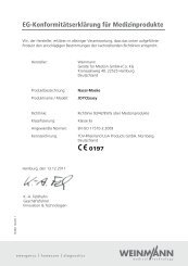 Konformitätserklärung - MEDICARE Medizinische Geräte GmbH