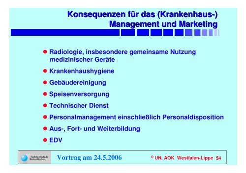 Trends und Herausforderungen im Krankenhausmarkt aus Sicht der ...