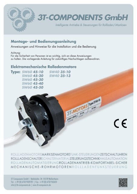 Montage- und Bedienungsanleitung Funk  - 3T-Motors.de