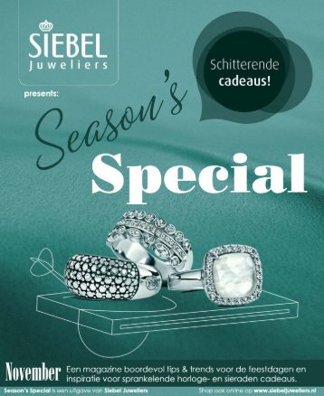 Siebel juweliers folder 23 november t/m 13 december 2014
