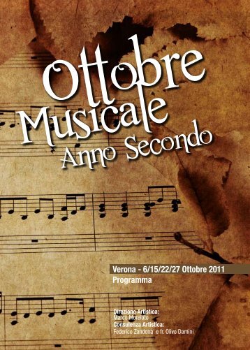 ALLEGATO: Brochure Ottobre Musicale Anno Secondo