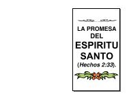 La Promesa del EspÃ­ritu Santo (Hechos 2:33) - Loud-cry.com