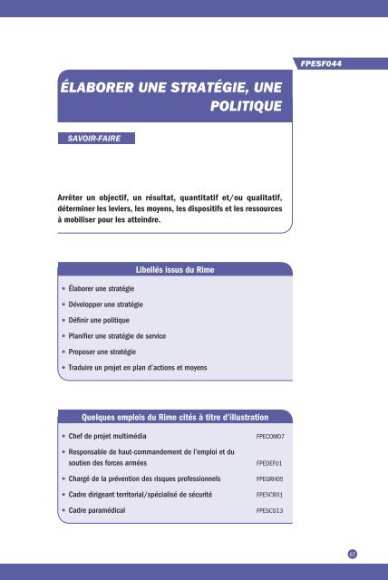 les compÃ©tences - Emploipublic.fr