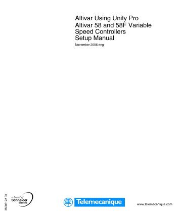Telemecanique altivar 08 manual Telemecanique altivar 08 manual