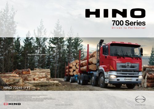 HINO 700 Series Catalog - hino global